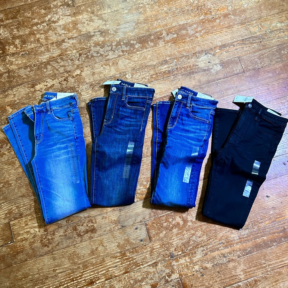 Lot of (4) American Eagle Jeans